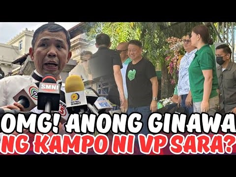 YARE! ANONG NANGYARI SA KAMPO NI VP SARA?