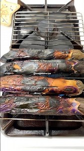 Grilled Eggplant/ Inihaw na Talong - Stovetop Indoor Grilling
