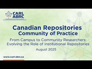 From Campus to Community Researchers: Evolving the Role of Institutional Repositories