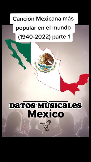 Canciones Mexicanas más populares en el mundo (1940-2022) parte 1
