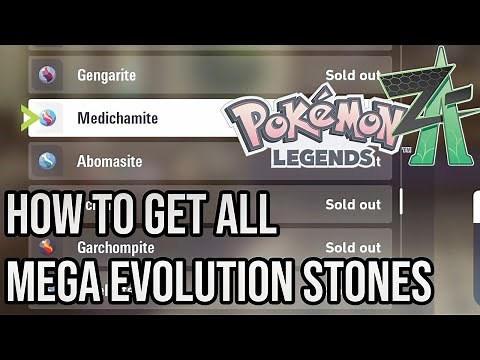 Pokémon Legends Z-A – How to Get ALL Mega Evolution Stones | Mega Guide + Locations