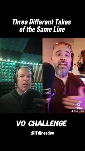 One Line. Three Different Reads. VO Challenge.