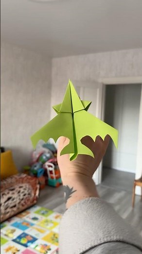Paper Airplane With Wings of Fire