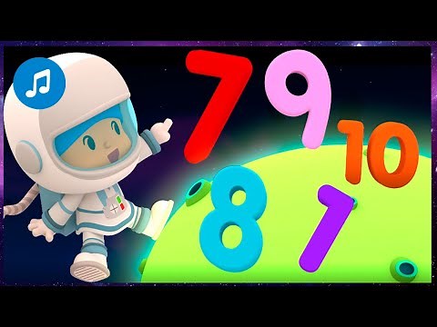 🚀 Números del espacio + Planetas | Canciones Infantiles y Música para Niños | Pocoyó