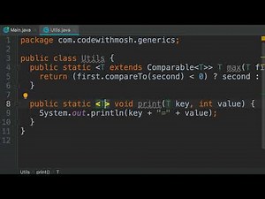 Java #144 - Multiple Type Parameters [By Mosh Hamedani]