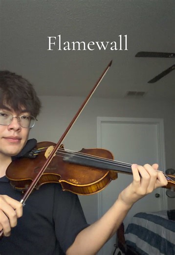 Flamewall gd violin cover #gd #geometrydash #flamewall #violin #violincover