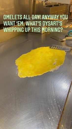 1.3M views · 10K reactions | A little look behind the scenes throwing an Omelet together! What do you want to see next? | Dysart's | Facebook