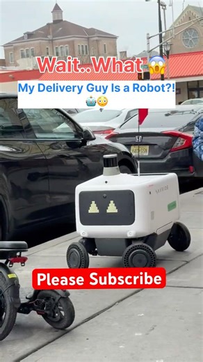 Wait… The Delivery Boy Is a Robot?! 🤖🍔
