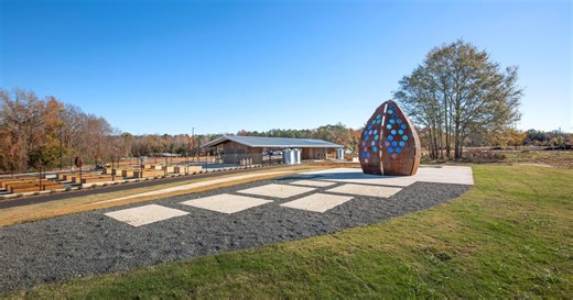 New 300-acre Beech Bluff park opens in Wake County with trails, playground, garden