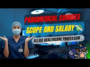 🩺 Paramedical courses and salaries🤑💸in INDIA|Allied healthcare professions Explained #alliedhealth