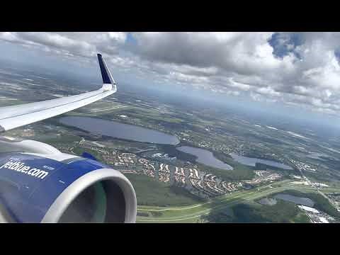 JetBlue Airbus A321NEO Takeoff Orlando Intl. (KMCO)