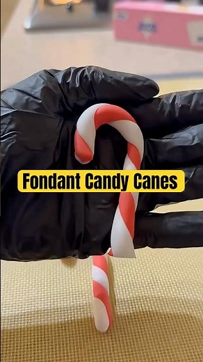 How to make Fondant Candy Canes | Cake-maker