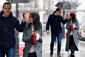 The Serpent's Jenna Coleman spotted with her handsome accent coach from the show
