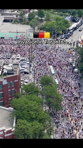 ⬛️🟥🟨 #invasion #toronto #fans #ivorycoast #dfbteam | Toronto