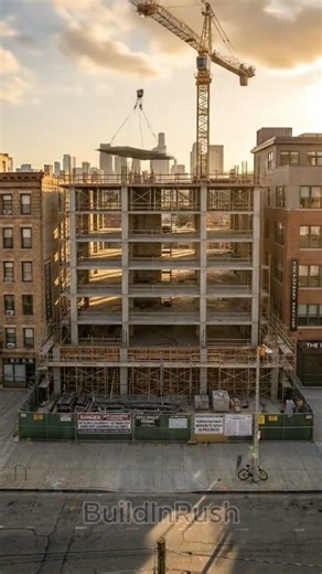 Apartment Building Construction Time Lapse