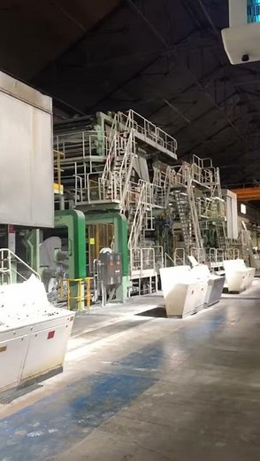 3060 mm Paper Machine with Yankee dryer, size press and winder