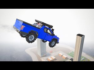 Cars Falls Off a Cliff #2 | Teardown