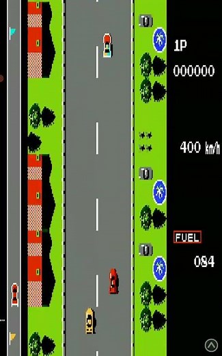 NES Intro (0008) Road Fighter (1985)