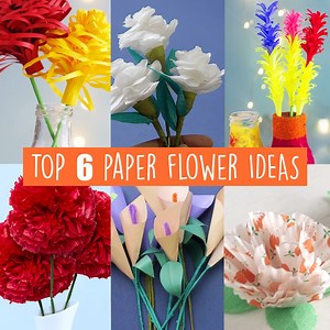 Top 6 Paper Flower Ideas | Paper Craft Hey, We have here 5 brilliant flower making ideas to decorate your house for parties and all other kinds of fun days. you can make these flower to use them for home decor and center displays. all you will need is some colour papers and regular glue and scissors. Hope you guys try them. Thanks #paperflowers #papercraft Our Social Media: Watch more: http://www.21frames.in/artalltheway Follow us on Instagram: https://www.instagram.com/ventunoart Follow us on F