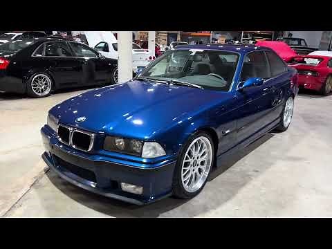 1994 BMW E36 M3 EURO SPEC SLICKTOP-AVUS BLUE ON FULL M RAIN - WALK AROUND/ WIDE OPEN THROTTLE DRIVE