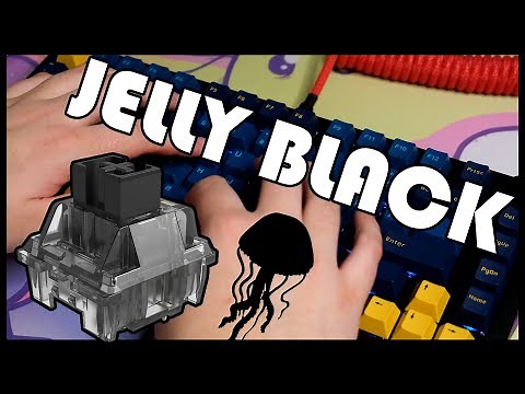AKKO CS THOCC Jelly Black Switch [REVIEW + SOUND TEST (Gateron black comparison)]