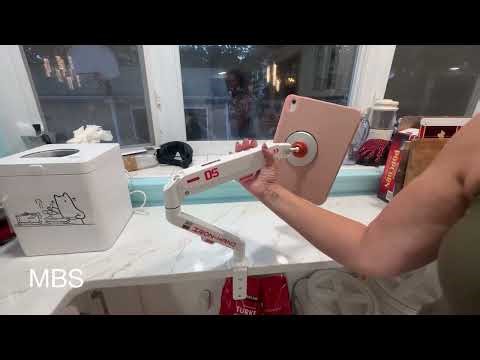 JINRAIKO JS-06 Universal Tablet Boom Arm Review | 0 kg No Rebound + Strong Magnetic Mount