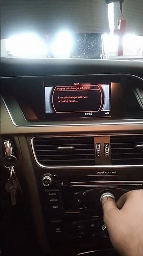 Audi A4 2008 - 2015 service interval reset