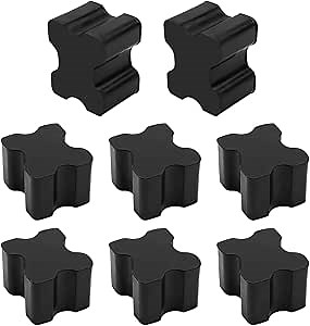 Coil Spring Booster Rubber 1.5 Inches, Coil Spring Lift Spacers for Car, Heavy Duty Rubber Front Coil Spring Spacer Booster Kit 8 Pcs