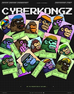 CyberKongz - NFT / WEB 3.0 / Landing page - Yuliia Salivon