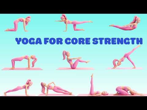 Yoga For Children| Core Strength | 10 Powerful Poses To Build Strong Abs & Back