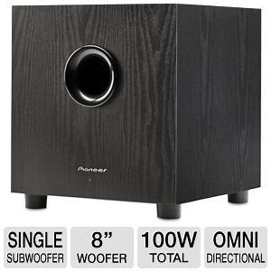 Pioneer Andrew Jones Designed Powered Subwoofer - SW-8MK2