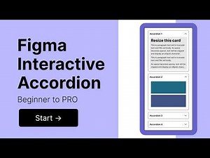 Master Figma Accordions in Minutes: Easy Tutorial | How to create Accordions in Figma