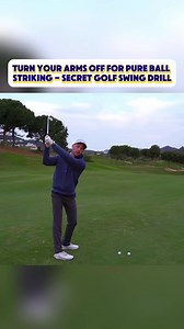Part 3: Turn Your Arms Off For Pure Ball Striking - Secret Golf Swing Drill | Lea golf 5