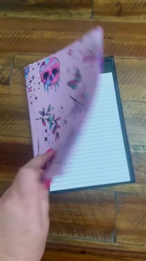 Skull Notepad Cover, Jr. Legal Pad Notepad, Floral Notebook - Etsy