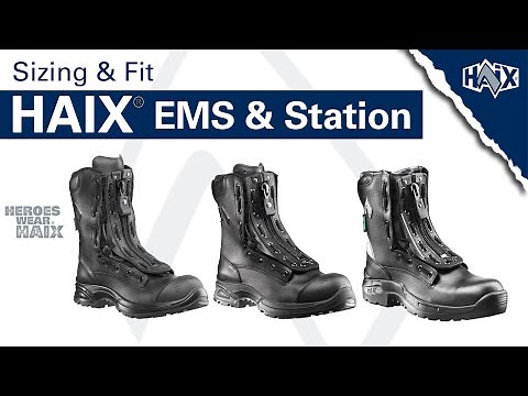 HOW TO: Properly size and fit HAIX® EMS & Station Boots