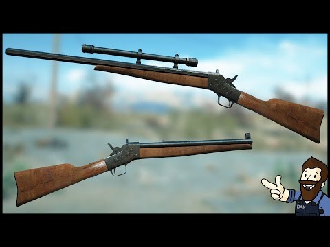 The Perfect Cowboy Sniper Rifle - Fallout 4 Rolling Block Mod