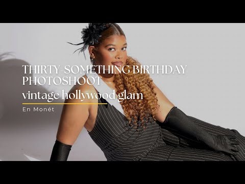 BTS - Vintage Hollywood Glam Birthday Photoshoot