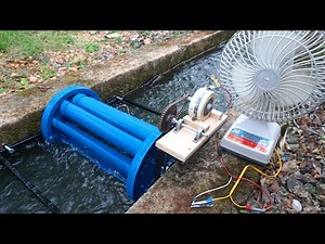 How to make a hydro turbine for clean and free energy