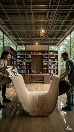 Satisfying Modern Library Construction Transformation (Time-Lapse) 🤯