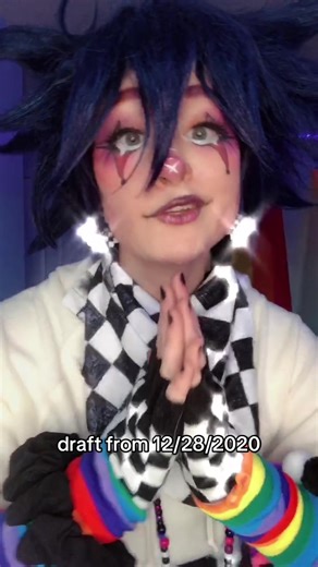 I would love to know how this wig holds up now considering it’s been shoved in a bag for a few years #cosplay #drv3 #danganronpa #kokichiouma #danganronpav3