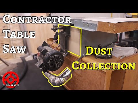 Adding Dust Collection for Contractor Table Saw | Delta Model 10