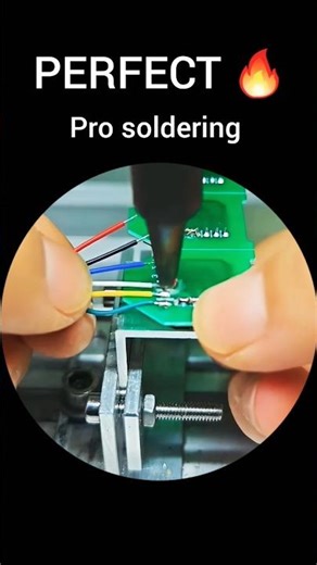 perfect pro soldering #shorts #soldering #precisionsoldering #tech