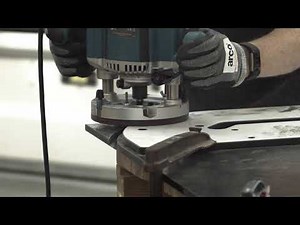 Cutting a radius on an Aria® product