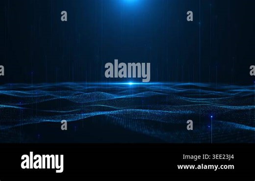 Digital cyberspace particles data network technology mining circuit board background. Big data Flow data. digital matrix code. matrix science artificial intelligence AI deep learning machine flow. 3D Stock Video Footage - Alamy
