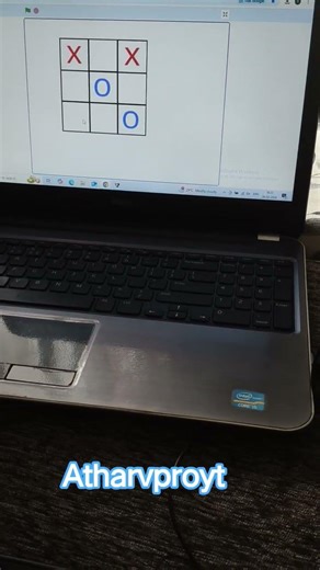 I created tic tac Toe in scratch