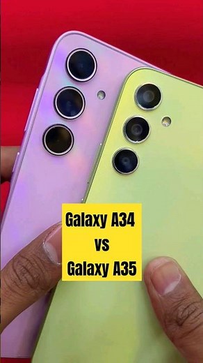Samsung Galaxy A35 5G Vs Galaxy A34 5G