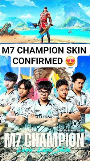 AURORA PH CHOSE LAPU-LAPU?! 😱 M7 Champion Skin Revealed | M7 Prime Skin MLBB
