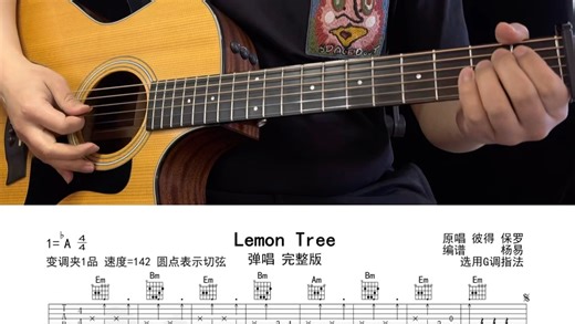 《Lemon Tree》吉他弹唱 完整版