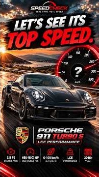 900 HP Porsche 911 Turbo S Top Speed Test — How Fast Can It Really Go? 🏁🔥