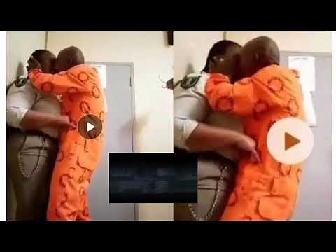 prison warder and inmate video😱